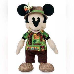 2022 Disney 50th Anniversary Enchanted Tiki Room Mickey Mouse Plush